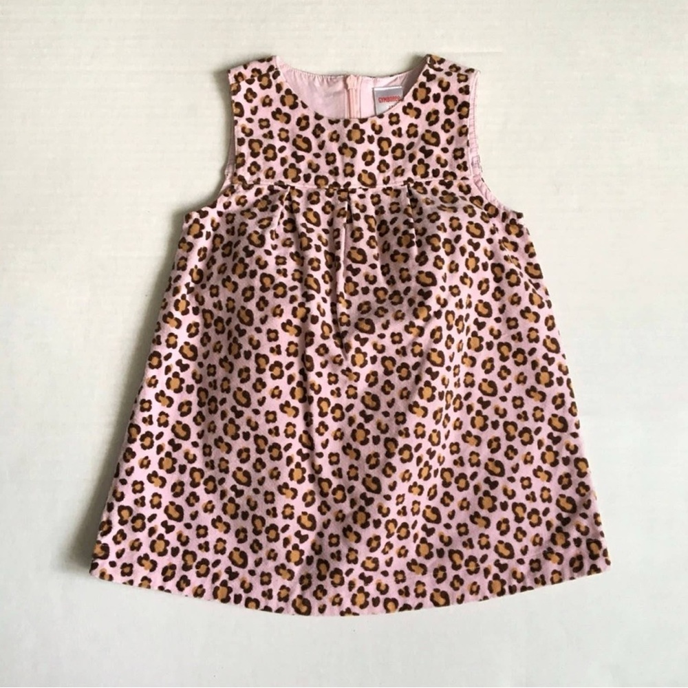 Gymboree Pink and Brown Leopard Dress